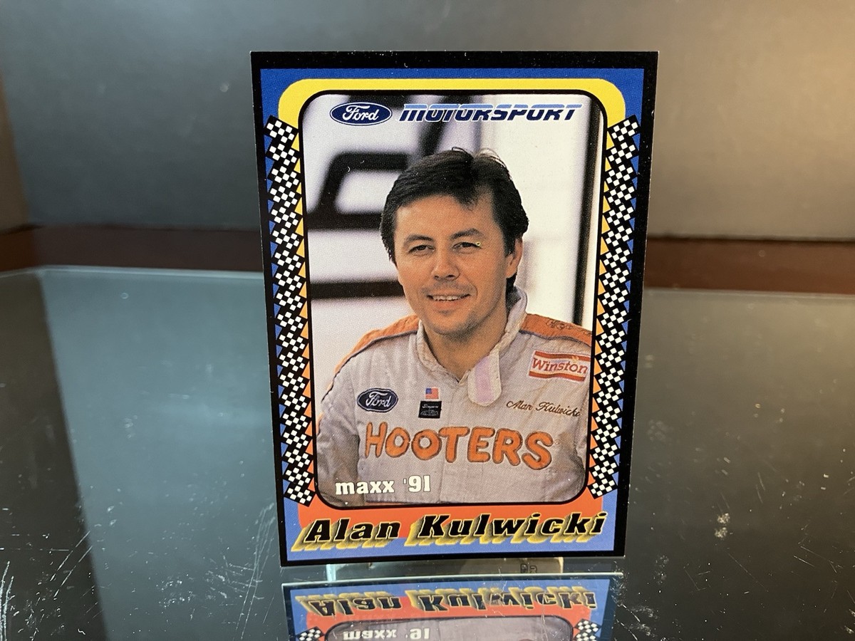 Alan Kulwicki #7 Hooters Maxx 1991 Card #7 of 40 Ford Motorsport