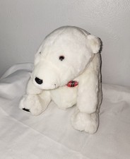 Vintage Coca-Cola Polar Bear Plush Stuffed Animal Year 1995