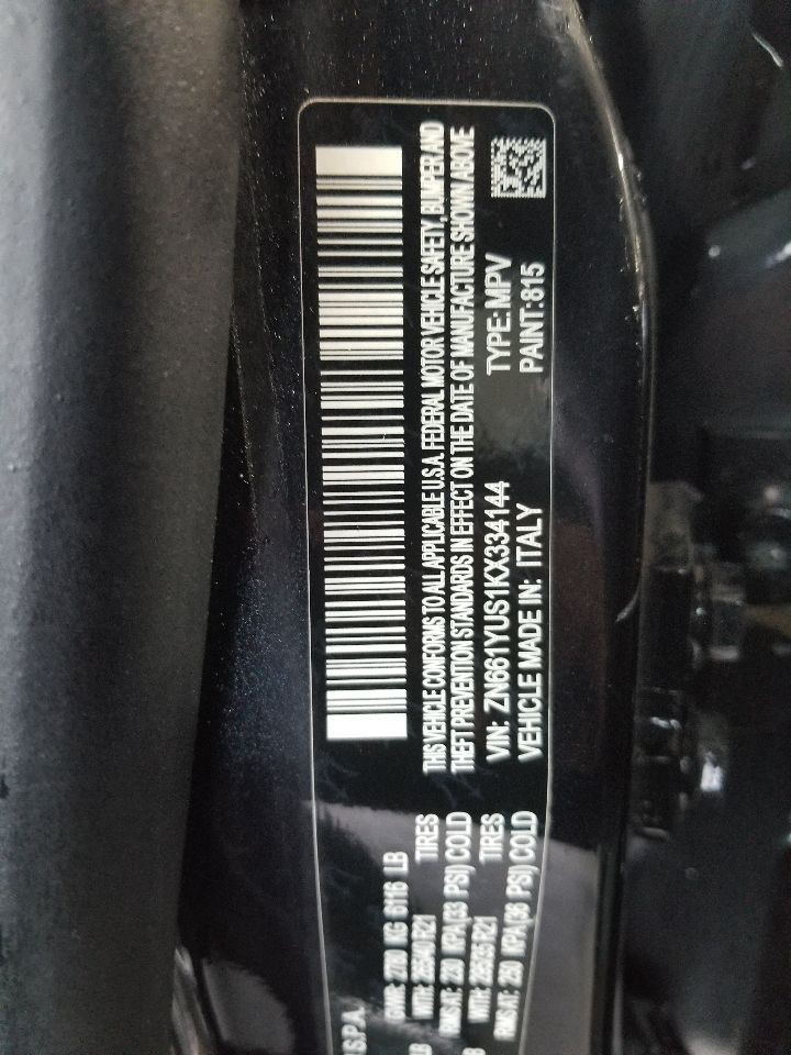 Maserati Levante RIGHT Quarter panel