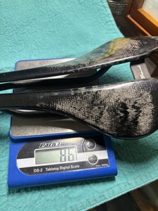 Berk Lupina Carbon Saddle 86g 132 135mm faint crack on top not bottom