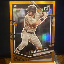 2023 Panini Donruss - Jackson Merrill #117 Holo Orange (RC)