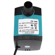 T- Ultra Quiet Submersible Water Pump Fish Pond Aquarium Tank Fountain 25w