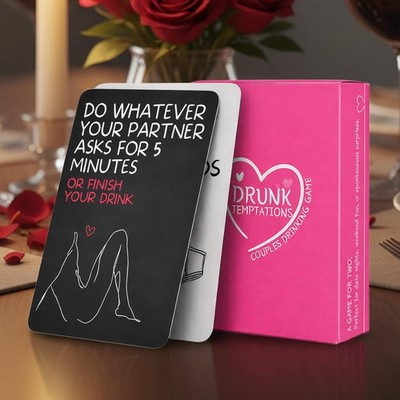 Couples Drinking Game Partner Drunk Cards, 50 Date Night Ideas for Drunk Desires