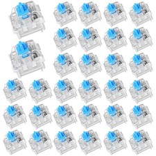 Blue Switch Replacement 3 PIN Mechanical Keyboard Switches Clicky 30 PCS