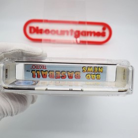 NES Nintendo BAD NEWS BASEBALL - WATA GRADED 9.6 A NEW & Factory Sealed +H-Seam!