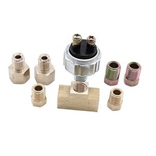 8 PCS/Set Universal Inline Hydraulic Brake Light Switch Kit Fits for 3/16 or
