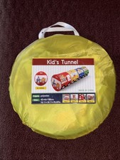 6ft Pop-up Play Tunnel/ Toddler /Childs Toy W/Bag