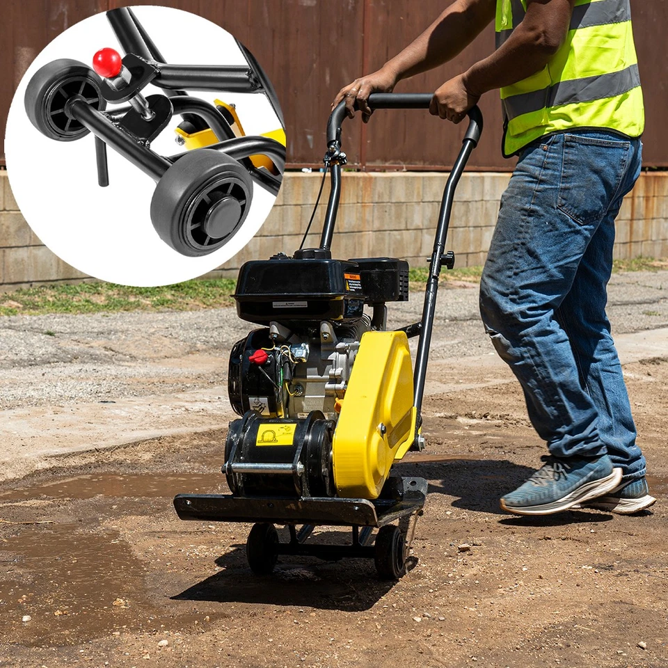 Walk Behind Compactor Rammer 振动板 土壤污垢 EPA 212cc 7.0HP 发动机 — 第 3/4 张图片