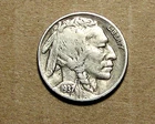 1937   D          Buffalo Head Nickel   ACTUAL  COIN                 91207202-05