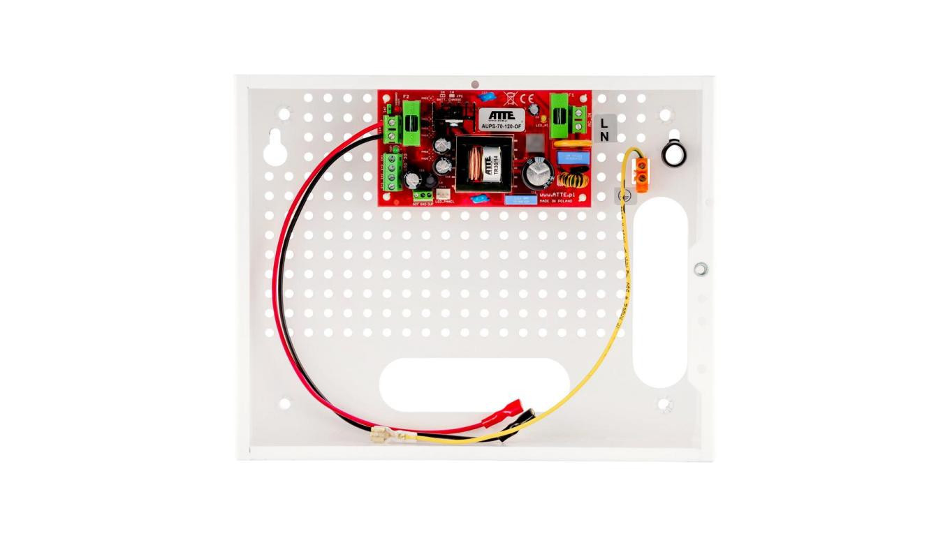 Zasilacz buforowy SMPS, Vin 230 В переменного тока, Vout 12 В постоянного тока, Iout 6A, мощность 72 Вт, obudowa wewnę