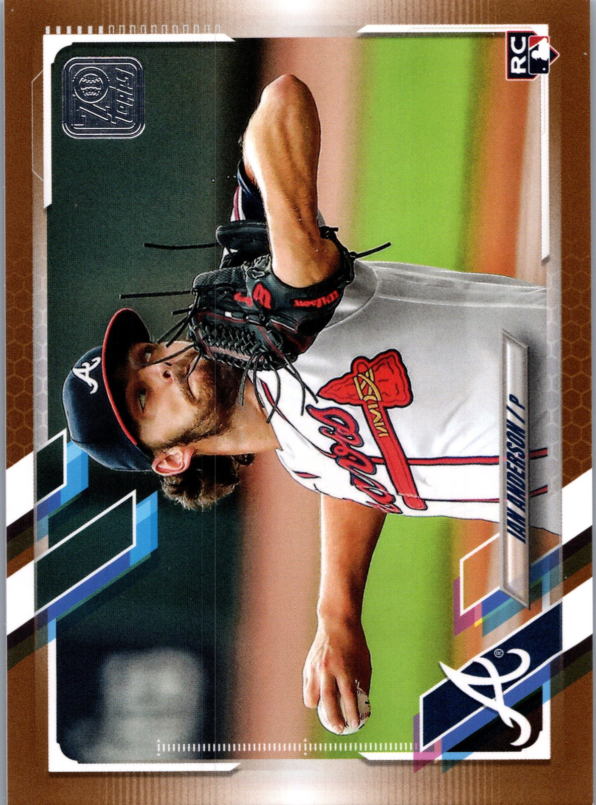 2021 Topps #239 Ian Anderson Gold #/2021