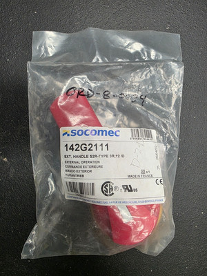 SOCOMEC 142G2111 Rotary Handle, S2R-Type 3R, 12/D