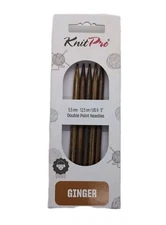 KnitPro - Ginger - 5 in. Double Pointed Needles - 5.5mm 12.5cm US 9 - KNPR31312