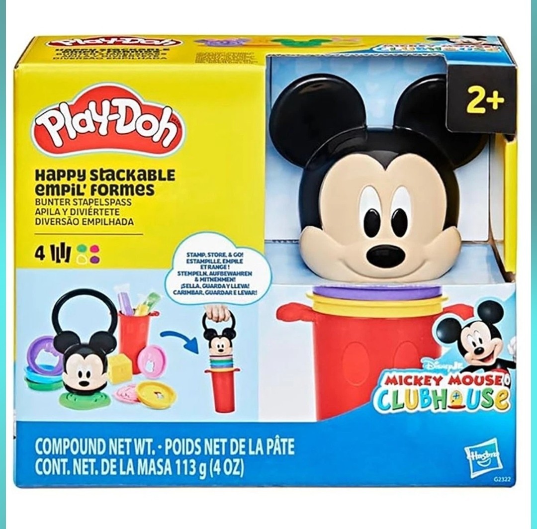 Play-Doh Disney Happy Stackable Toy Set Ages 2+ Hasbro G2322
