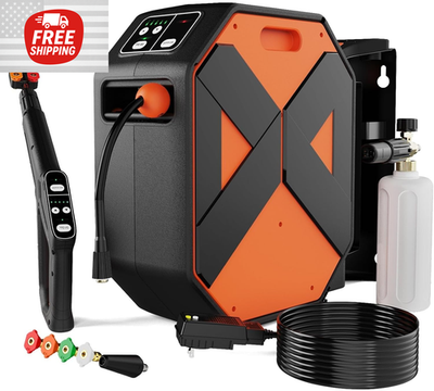 #ad #ad Electric Wall Mounted Power Washer 5000 PSI 3.4 GPM Adjustable Pressure Washer $297.88