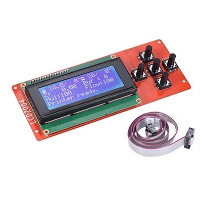 2004LCD Display Screen W/Cable For Anet A8 3D Printer Control Screen Replacement