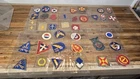 Vintage Lot Of 54 Assorted WWII WW2 US Military Patches Patch Lot Army Air Force