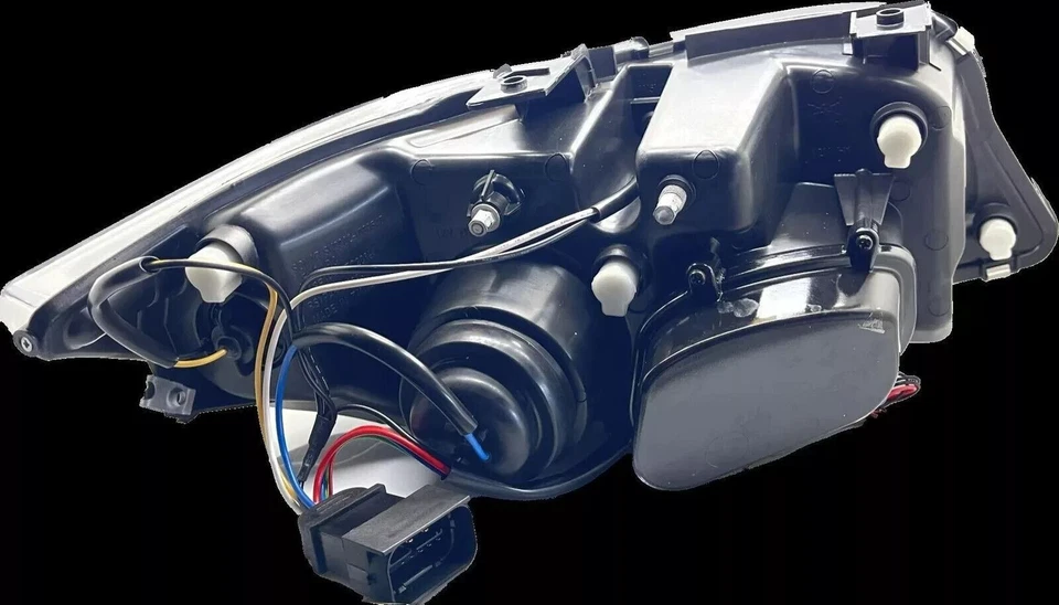 For BMW 3 Series E90 E91 05-08 Black Projector LED Angel Eye Headlights Lamps - Image 3 of 4