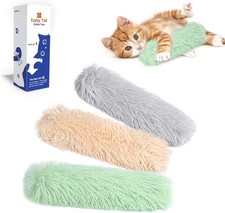 Cat Toys Pillows, 3 Pack, Catnip Inside, Indoor Interactive Fun Crinkle Sound