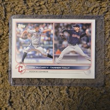 Topps 2022 Update Series Rookie Combos Kirk McCarty Tanner Tully US78 Cleveland