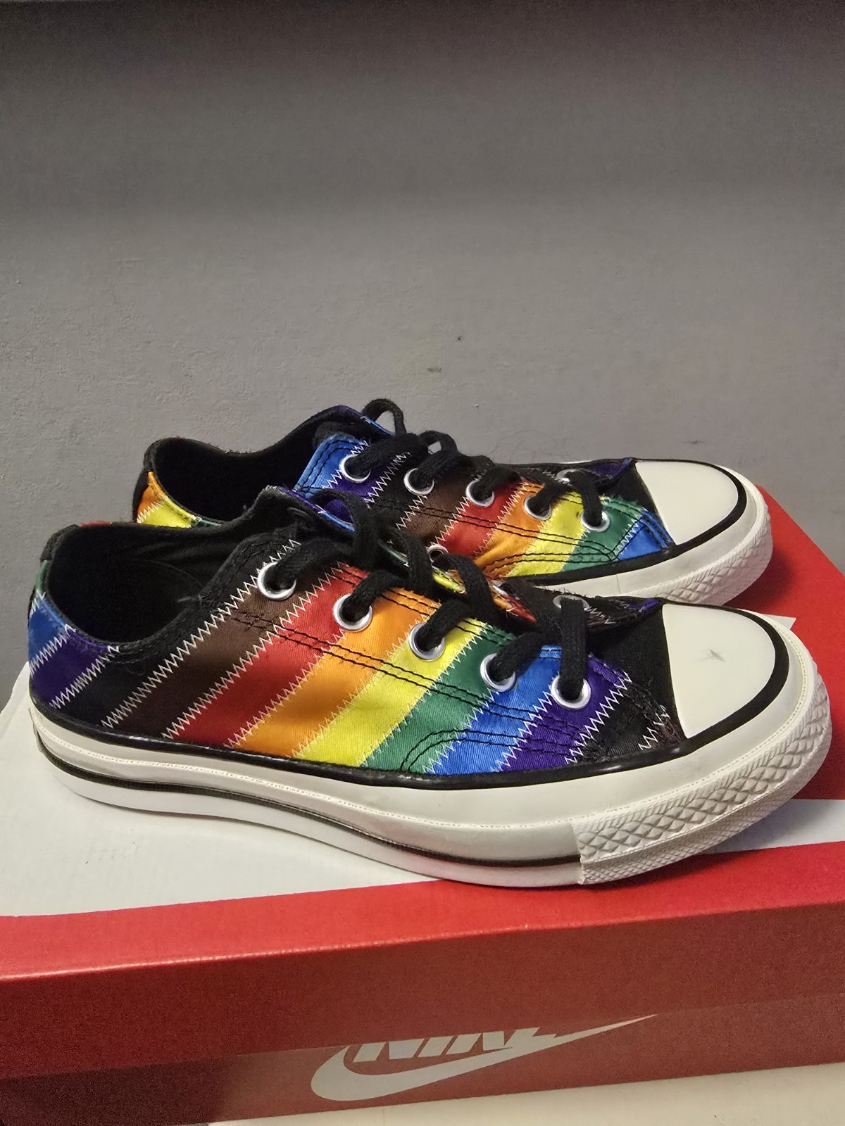 Converse Chuck Taylor All Star Pride LGBTQ 167756C Rainbow  Womens Size 6 thumbnail 2