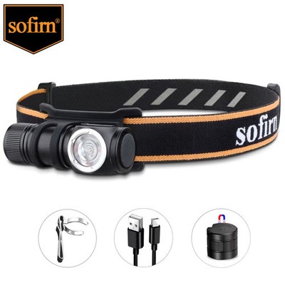 Sofirn HS10 USB C wiederaufladbare Mini 16340 Stirnlampe 1100 lm LH351D 90 CRI