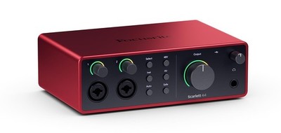 Scarlett 4i4 4. Gen USBAudioInterface für Musiker, Songwriter, Gitarristen un...
