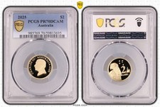 Australia 2025 $2 Aboriginal Elder Proof Coin PCGS PR70DCAM Eq Top Pop #3695