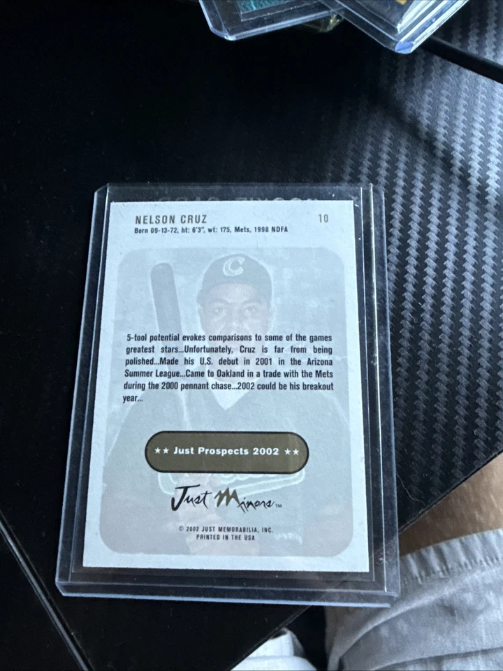 Just Minors - Just Prospects Nelson Cruz #10 2002 (RC) Foto 2 de 2