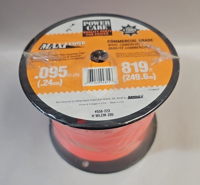 Power Care MAXI EDGE .095-Inch x 819-Foot Commercial Grade Trimmer Line 558-223