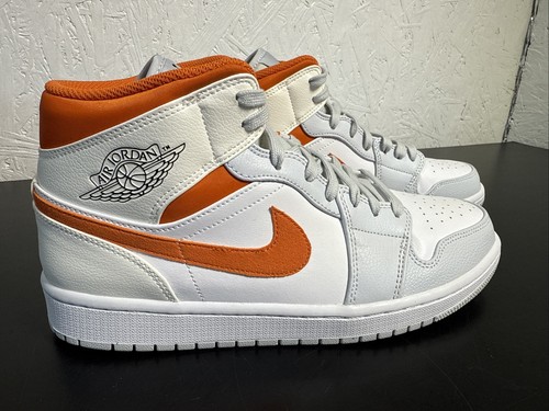 Air Jordan 1 Mid "Starfish Pure Platinum" (2020) UK9 US10 EU44 CW7591 100 - Foto 8 di 20