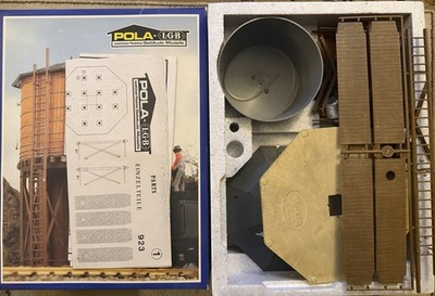 POLA-LGB G Gauge Water Tower Model Kit 923 Plastic Brown Black