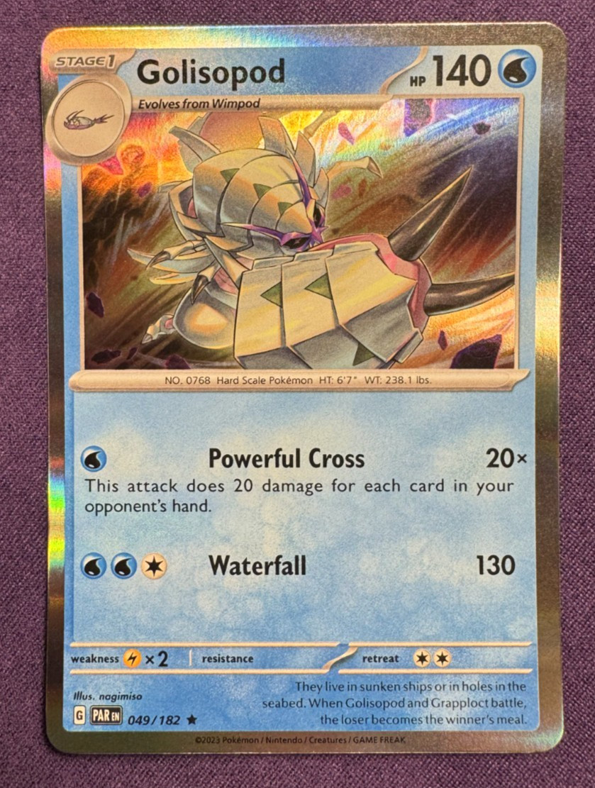 Golisopod 49/182 | SV: Paradox Rift | Holo Rare | Pokemon (NM)
