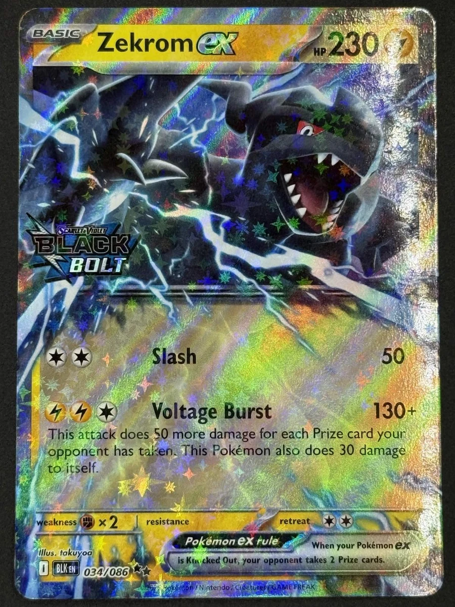 Zekrom Ex Pokémon TCG Cards for sale | eBay