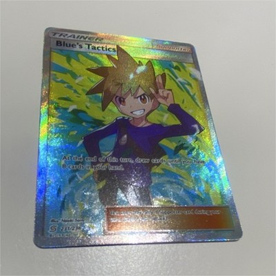 Pokemon TCG Blue's Tactics Full Art Holo Ultra Rare 231/236 SM-Unified Minds