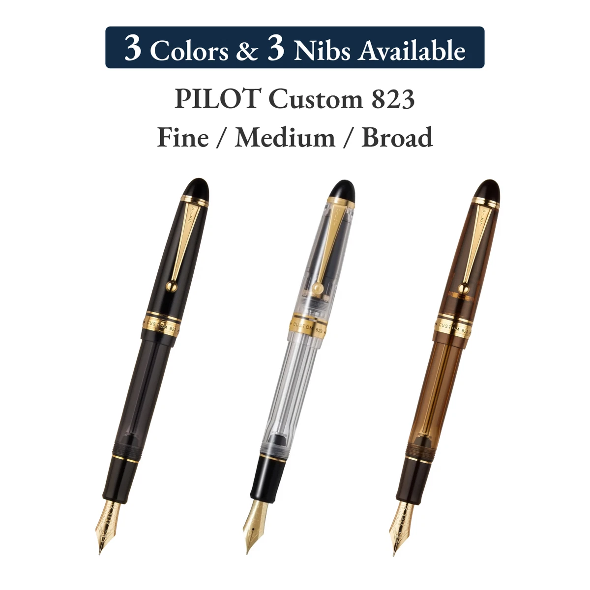 Gold, 14K Nib Collectible Pilot Fountain Pens for sale | eBay