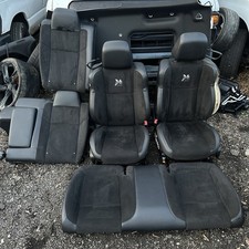 2008-2023 Dodge Challenger Seats Black Leather W Alcantara Suede Scat Pack Set 2008-2023 Dodge Challenger Seats Black Leather W Alcantara Suede Scat Pack Set