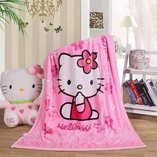 hello kitty throw blanket