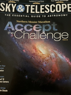 #ad Sky amp; Telescope Magazine April 2019 Northern Messier Marathon:Accept the Challng $12.00