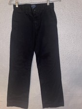 Polo Ralph Lauren Boys Black Dress Pants Size 12 Classic Fit 100 Cotton