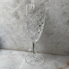 Waterford Comeragh Fluted Champagne Glass Elegant Vintage Crystal Signed EUC