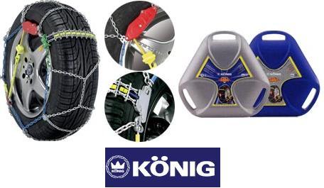 Chaînes neige König Supermagic 050 anti patinage pneus 13 14 15 pouces