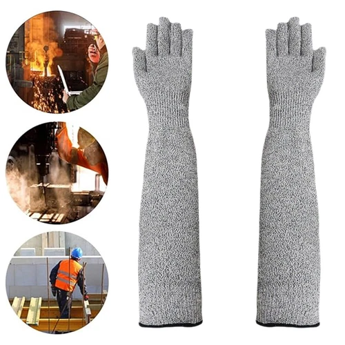 Long Gardening Gloves Scratch Proof Gloves Protect Hands And Arms Gloves 45cm