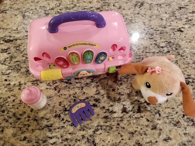 vtech pink dog