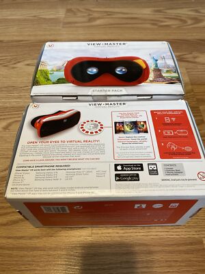 Lot of 2 View Master Virtual Reality Starter Pack