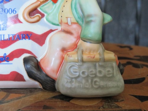 Hummel Goebel 60 Years Serving US Military 2006 Plaque Sign 900 Merry Wanderer - Picture 5 of 14