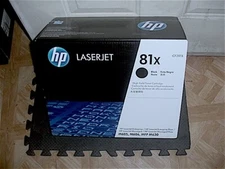 HP 81X High Yield Black Toner Cartridge Brand New
