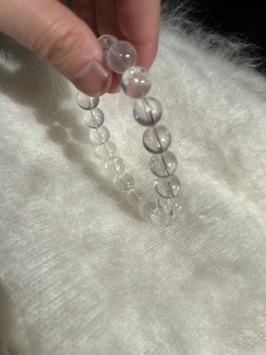 100% Natural Beautiful lemurian quartz Bracelet 10mm - 第 3/13 張圖片