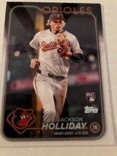 2024 TOPPS UPDATE CLEAR ACETATE #1/10 JACKSON HOLLIDAY