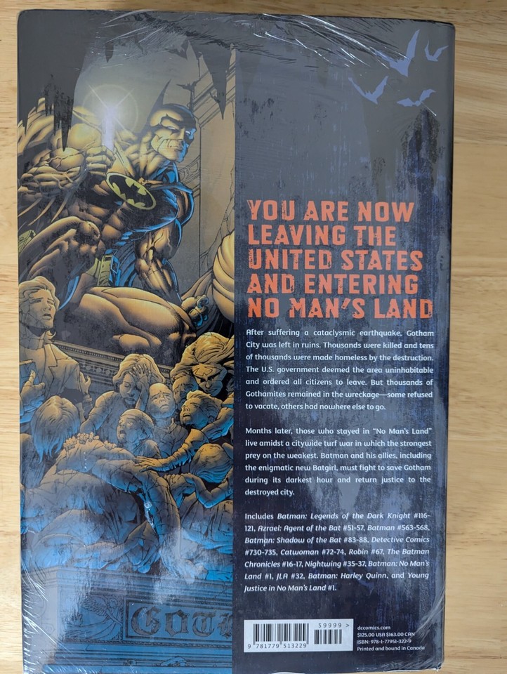 Batman No Man’s Land Omnibus Volume 1 Sealed Hardcover eBay